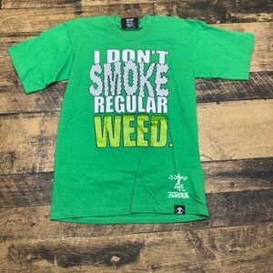 Algierz Houston‎ Graphic T-Shirt Novelty Weed Statement Hip Hop Tee